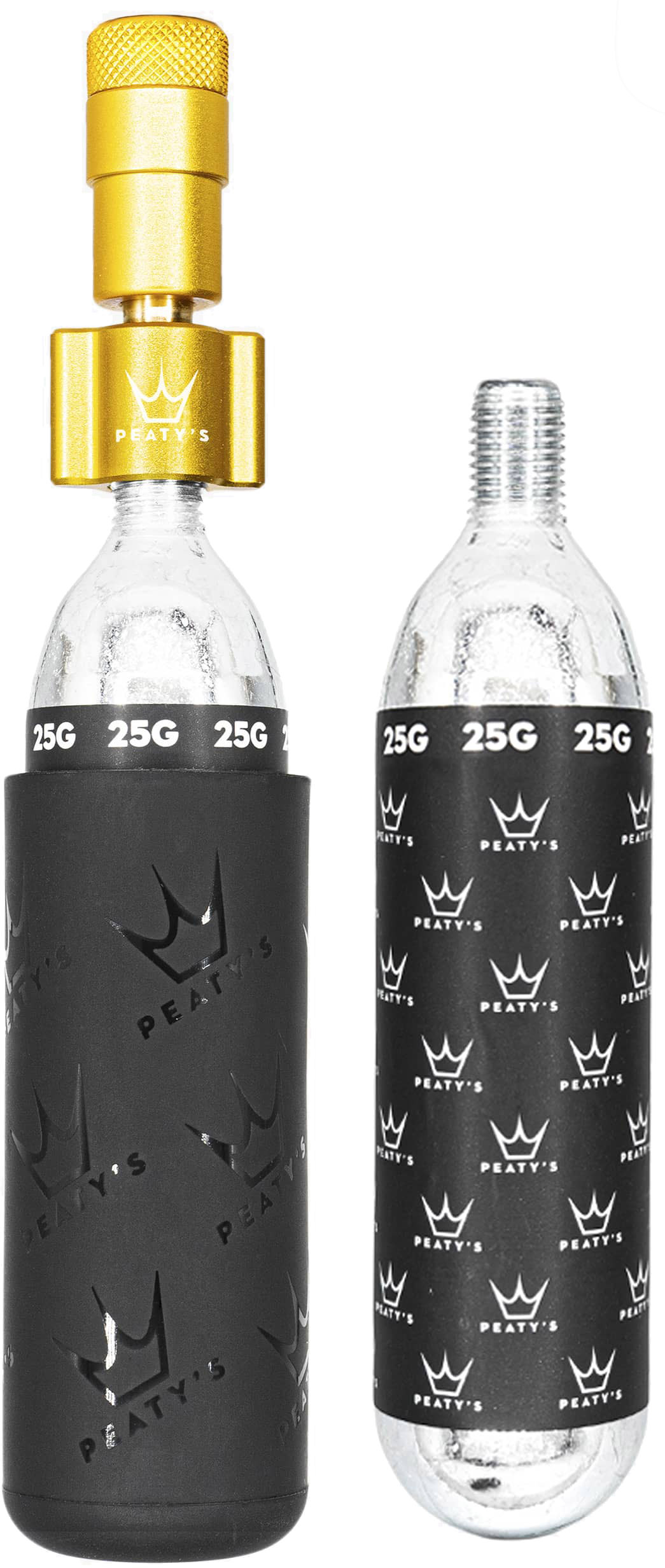 Peaty X27   Holeshot Co2 Inflator 25g Gold