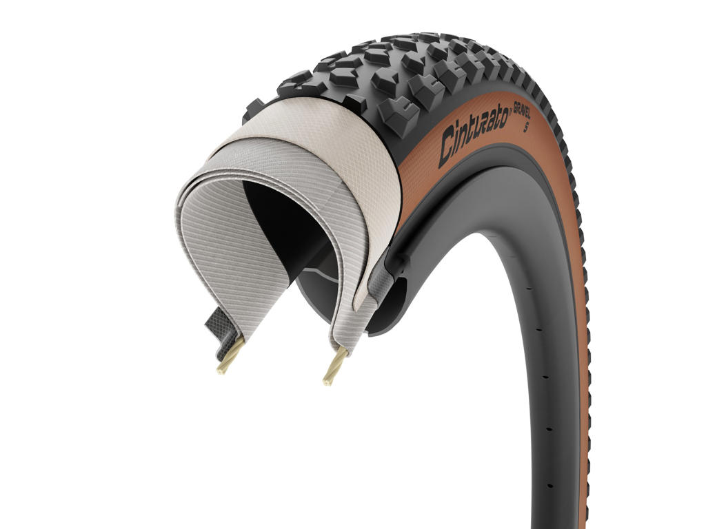 Pirelli Cinturato Gravel   Graveldæk 700x40c  40-622  Sort Brun