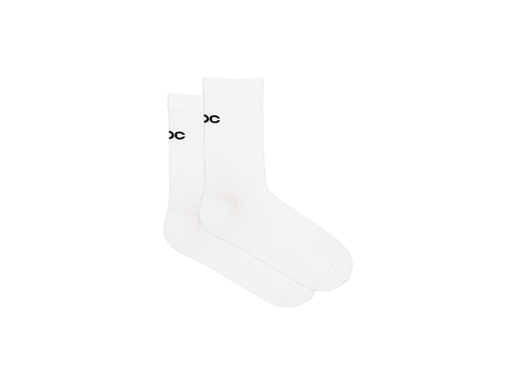 Poc Cadence Road Cykelstrømper Hydrogen White  Strømpe Str : 43-45