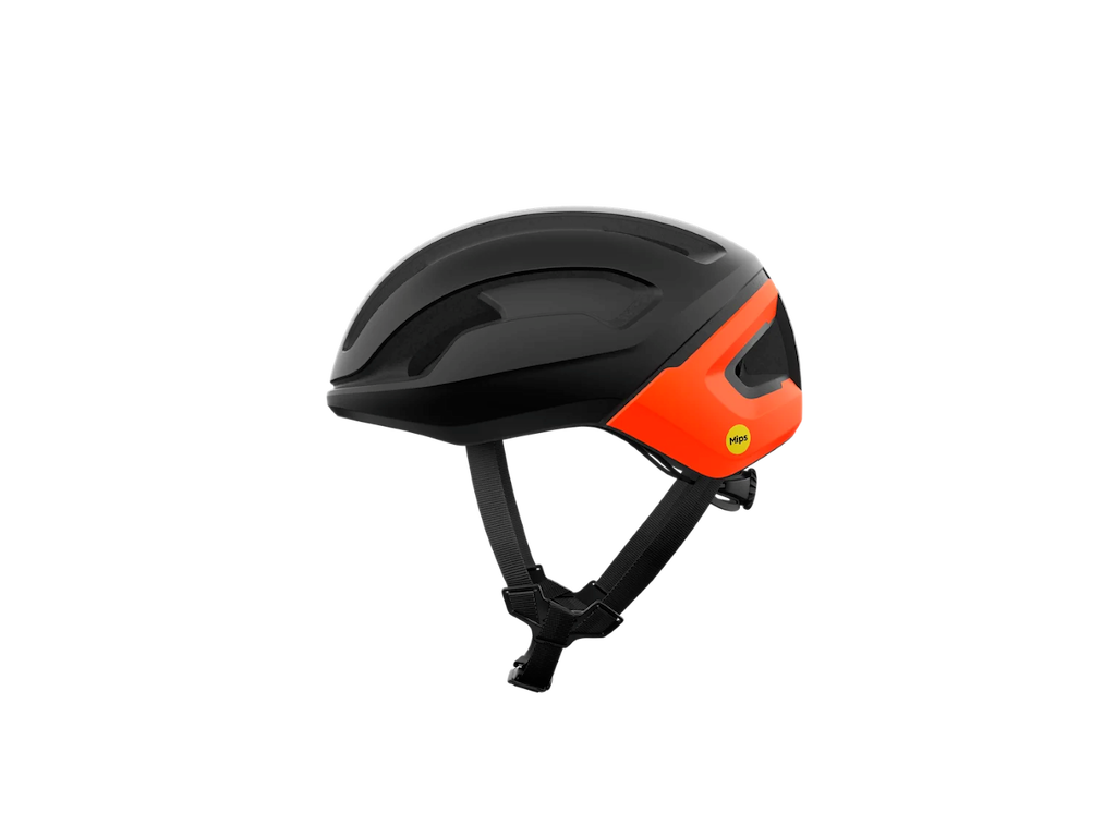 Poc Omne Air Mips Cykelhjelm Uranium Black Matt Fluorescent Orange Matt Str    56-61cm Cm