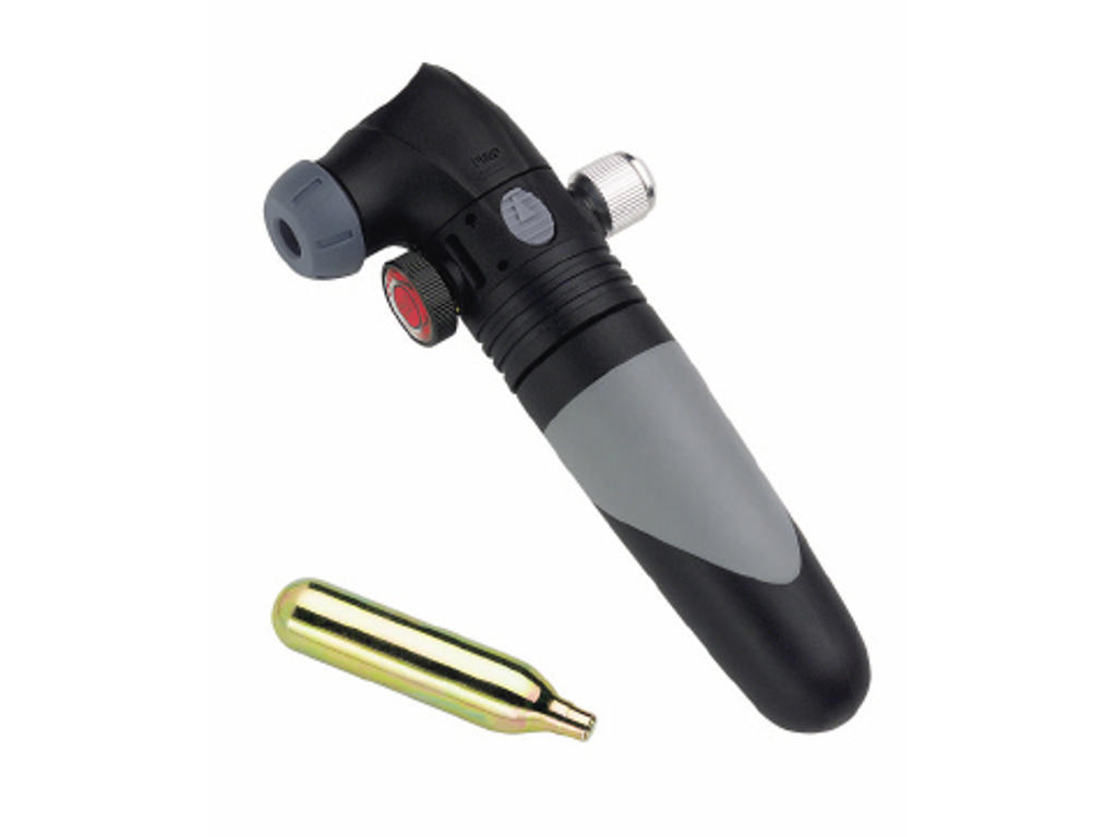 Point Co2 Minipumpe Med Dual Funktion Og 12 Gram Patron Medfølger