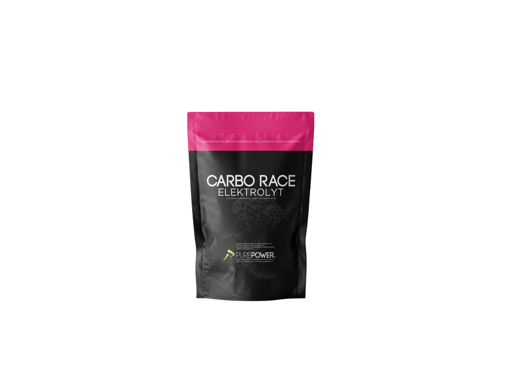 Purepower Carbo Race Elektrolyt Energidrik Hindbær Kg