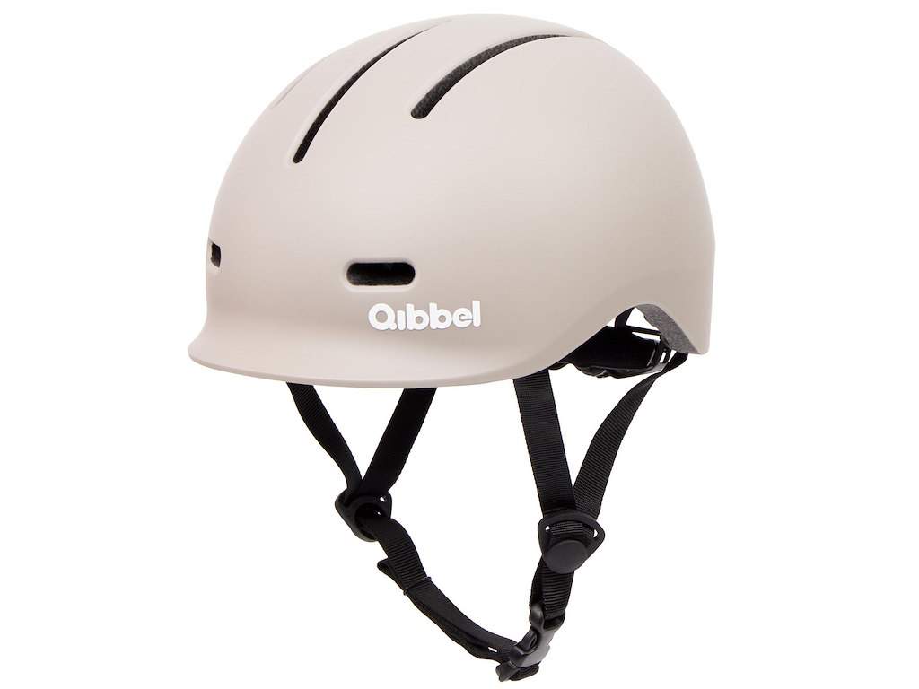 Qibbel Kids Cykelhjelm Pebble Grå Str  52-56
