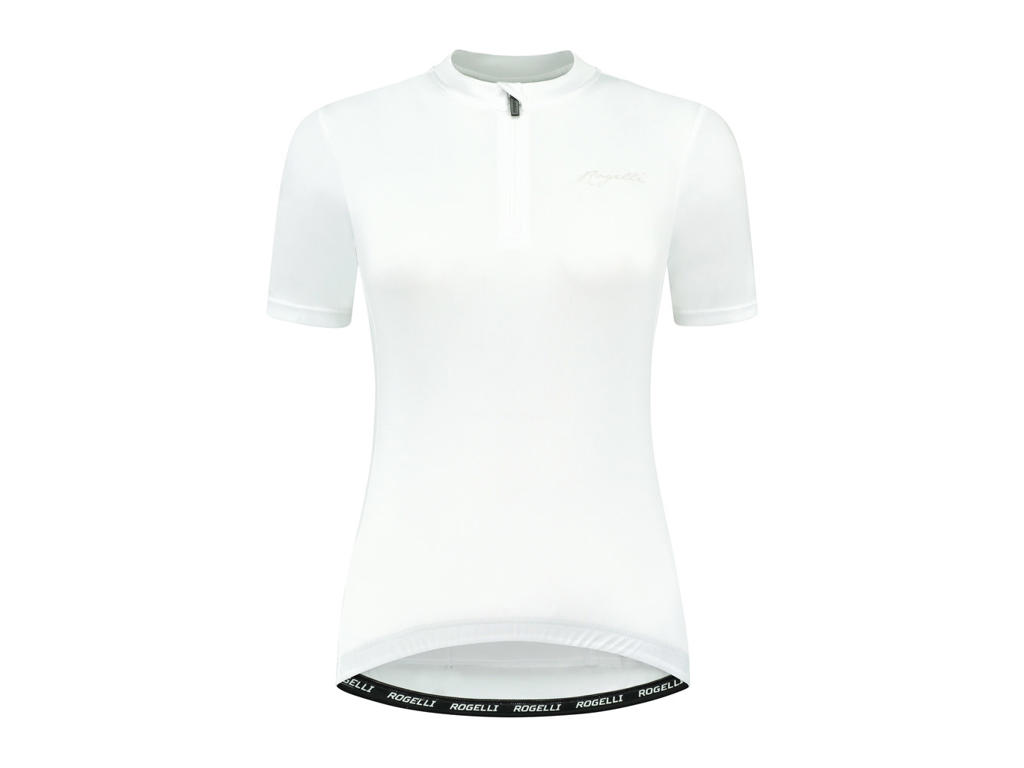 Rogelli Core Cykelbluse Dame Korte ærmer Hvid Str