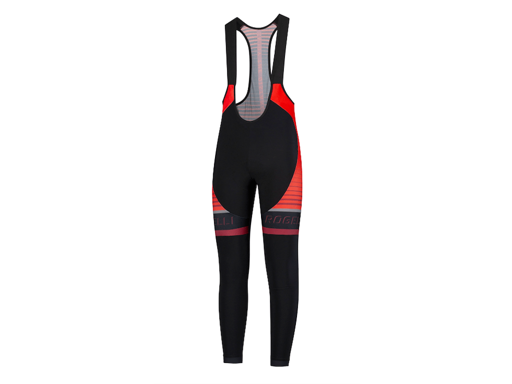 Rogelli Hero Bibtights Sort   Rød  Størrelse: