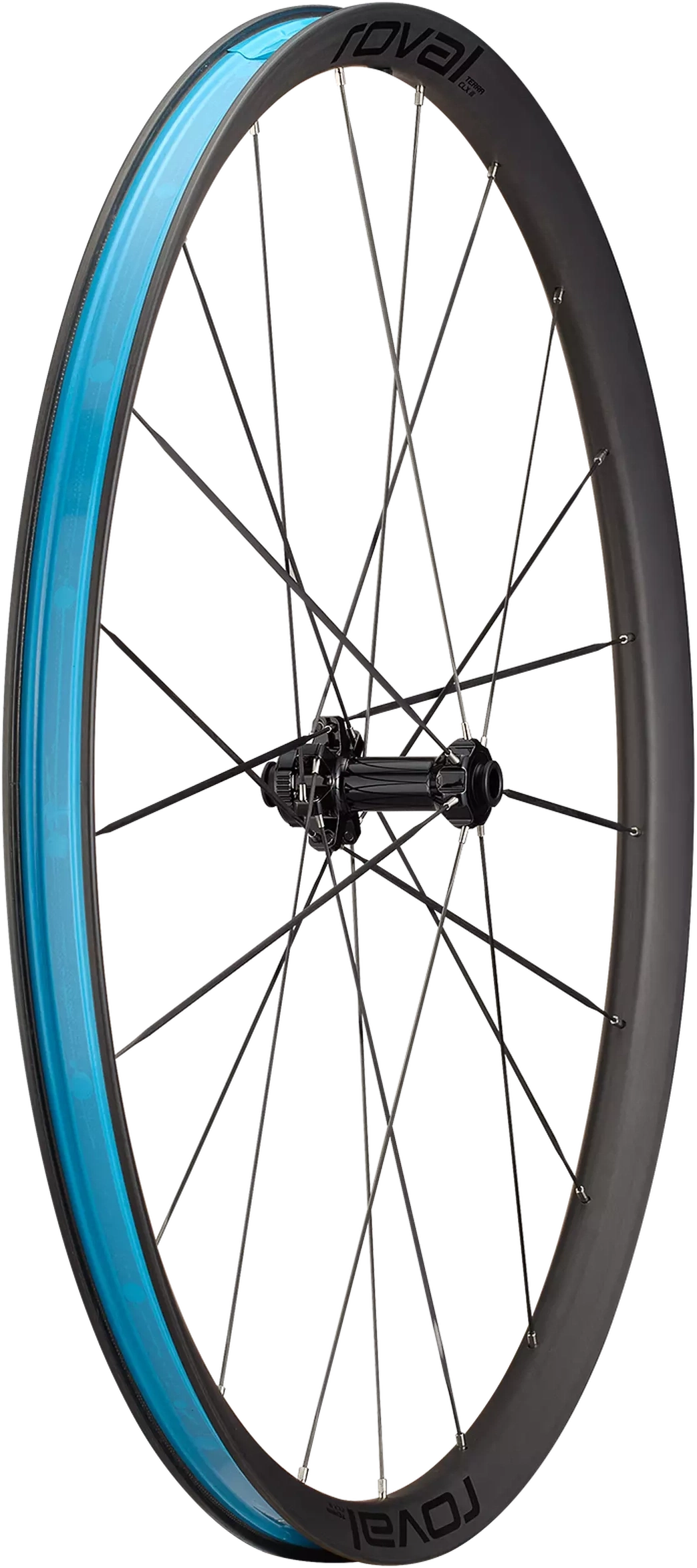 Roval Terra Clx Iii 700c Front Satin Carbon Gloss Black