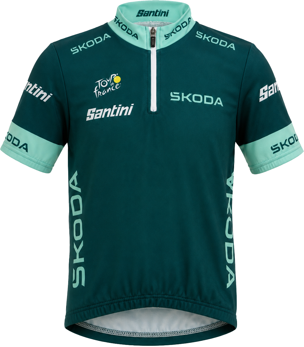Santini Kids Replica Tour De France Point Jersey Limited Jersey