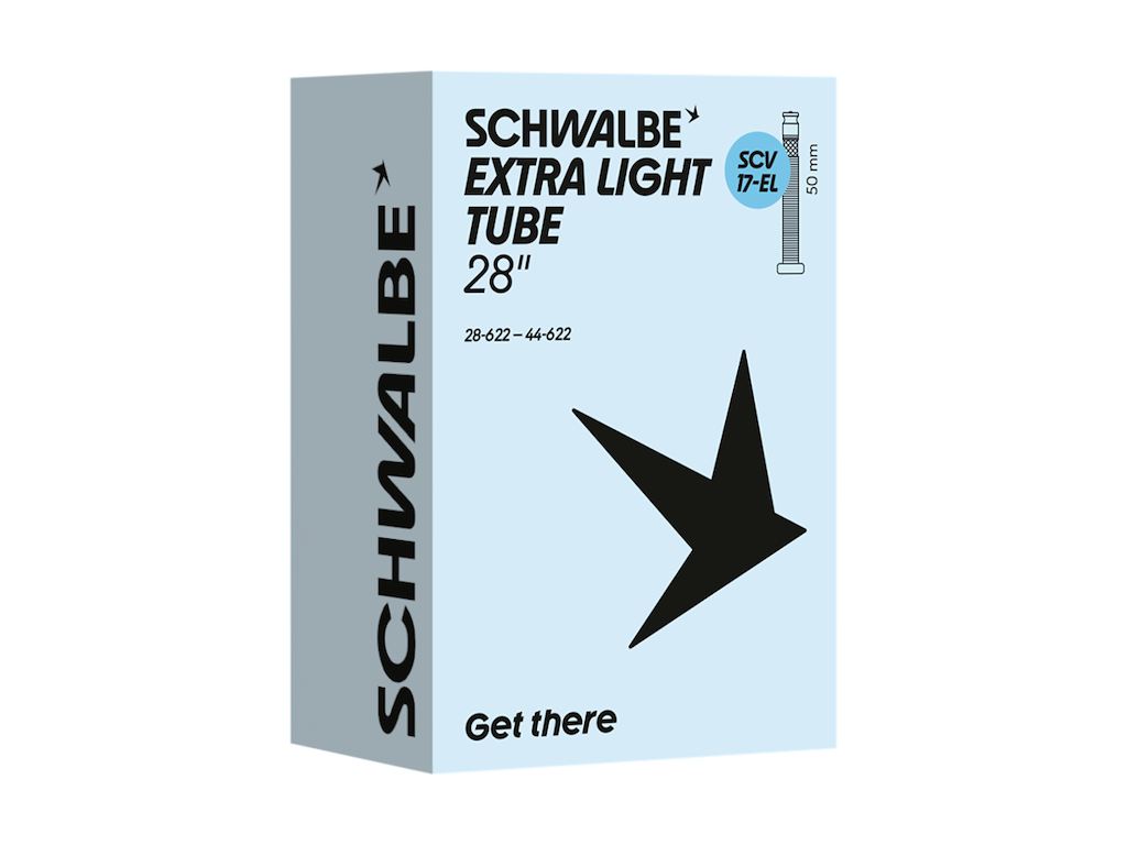 Schwalbe Extra Light Slange 700c 28 Quot X1 10-  80  28 44-622  Med 50mm Lang Scv Clik Ventil Scv17-el