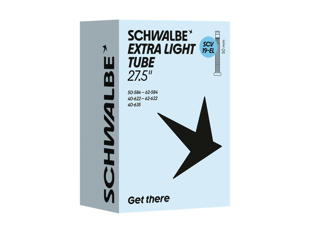 Schwalbe Extra Light Slange 27   28 Quot X1 60-  50  40 62-584 635  Med 50mm Lang Scv Clik Ventil Scv19-