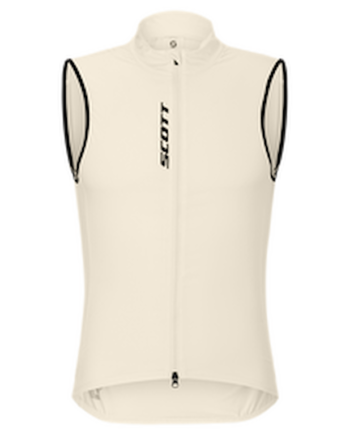 Scott Pro Windbreaker Vest Cykelvest Herre Hvid Str