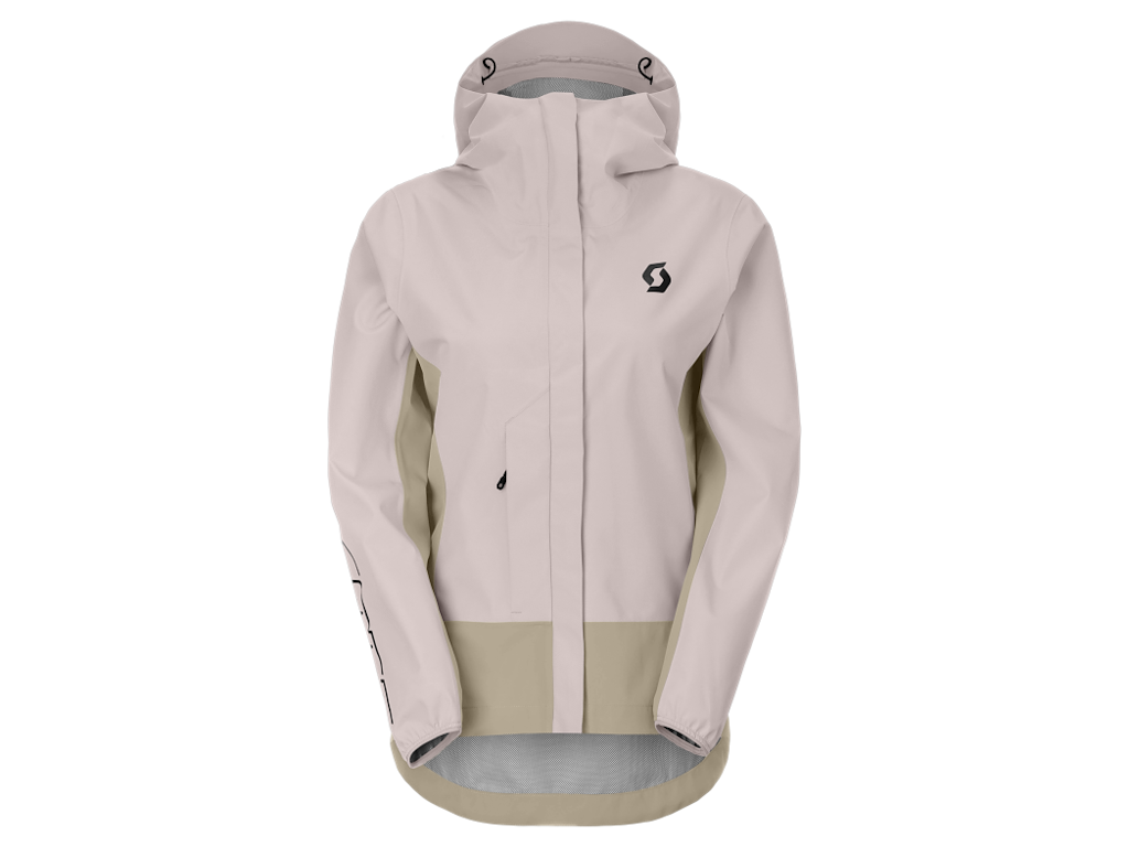 Scott Vertic   5l Waterproof Jacket Cykeljakke Dame Wax Pink Portobello Beige Str  Xs