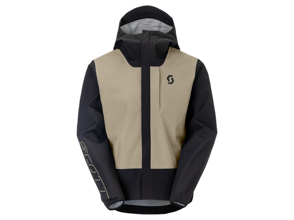 Scott Vertic   5l Waterproof Jacket Cykeljakke Herre Sort Portobello Beige Str