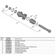 Shimano Complete Hub Axle 142mm Wh-rx570-tl-r12 Cykelreservedele