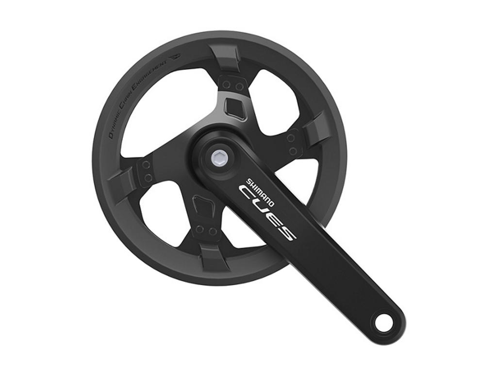 Shimano Cues Kranksæt 42t 11 10   Speed 170mm Pedalarm Inkl  Kædeskærm Fc-u4000-