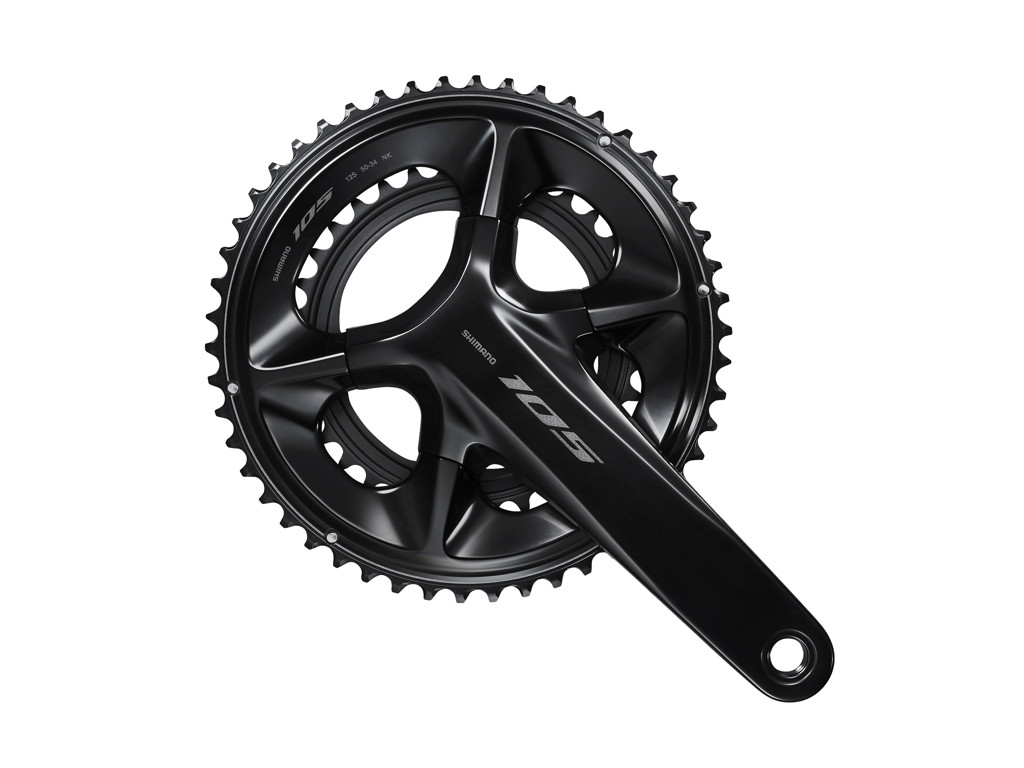 Shimano 105 Kranksæt 12 Speed 52-36t 165mm Pedalarm Fc-r7100 Sort