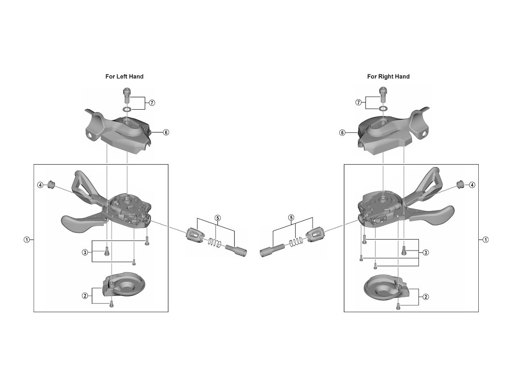 Shimano Slx Beslag Venstre Til Model Sl-m7000-