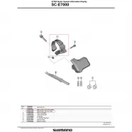 Shimano Stay    Dia  35 Mm    Nut Sc-e7000 Cykelreservedele