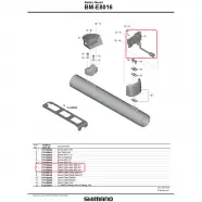 Shimano Upper Case Assy 600mm Bm-e8016 Cykelreservedele