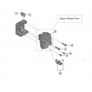Shimano Upper Mount Unit Bm-e8031 Cykelreservedele
