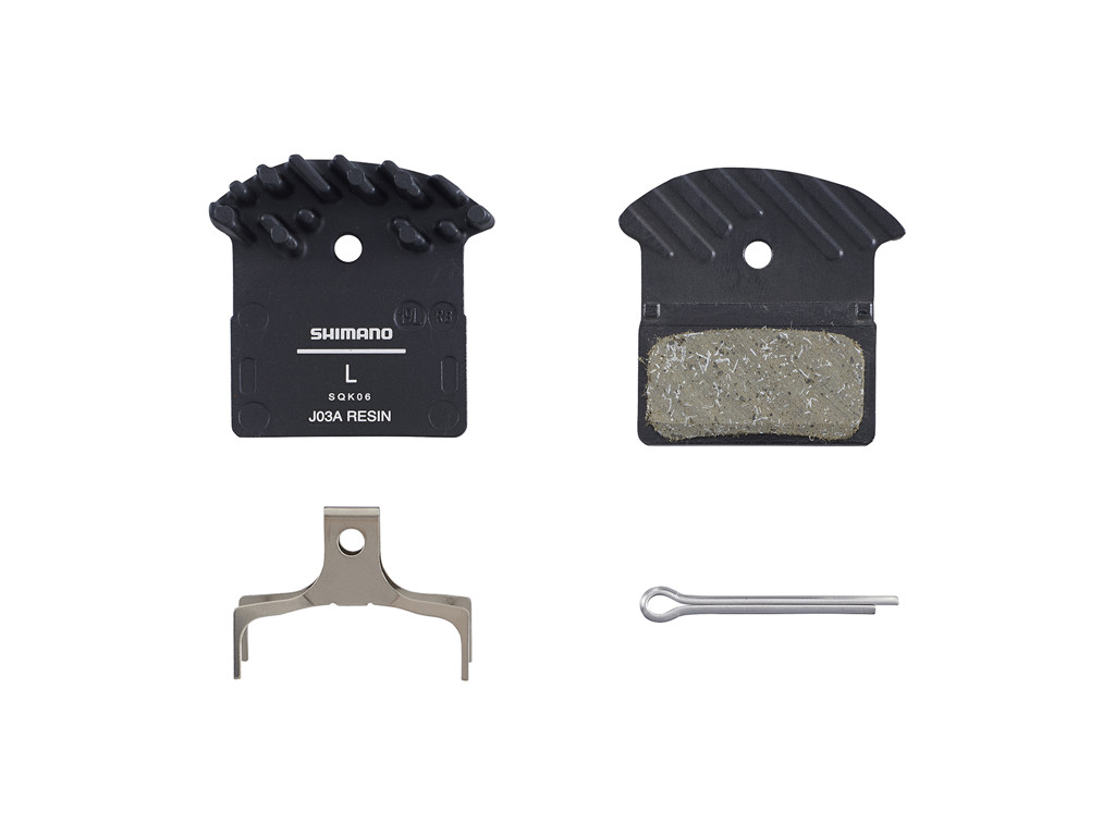 Shimano Xtr Xt Slx Bremseklods Med Køleribbe Til Skivebremser Resin J05a J03a
