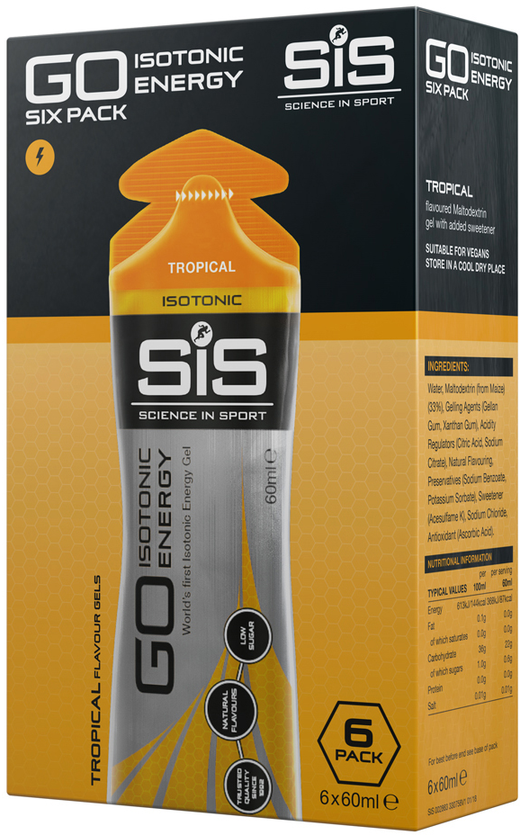 Sis Go Isotonic Energy Gel Tropical 6x60ml