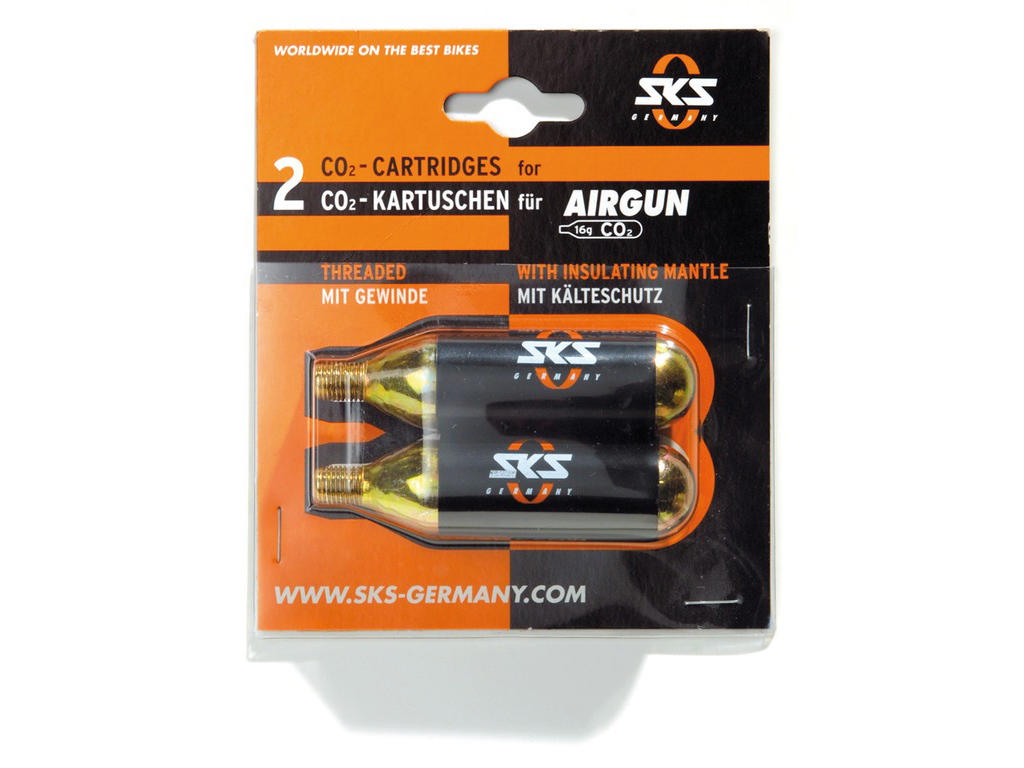Sks Co2 Patron 16 Gram Air Gun Med Gevind   Stk    Sæt
