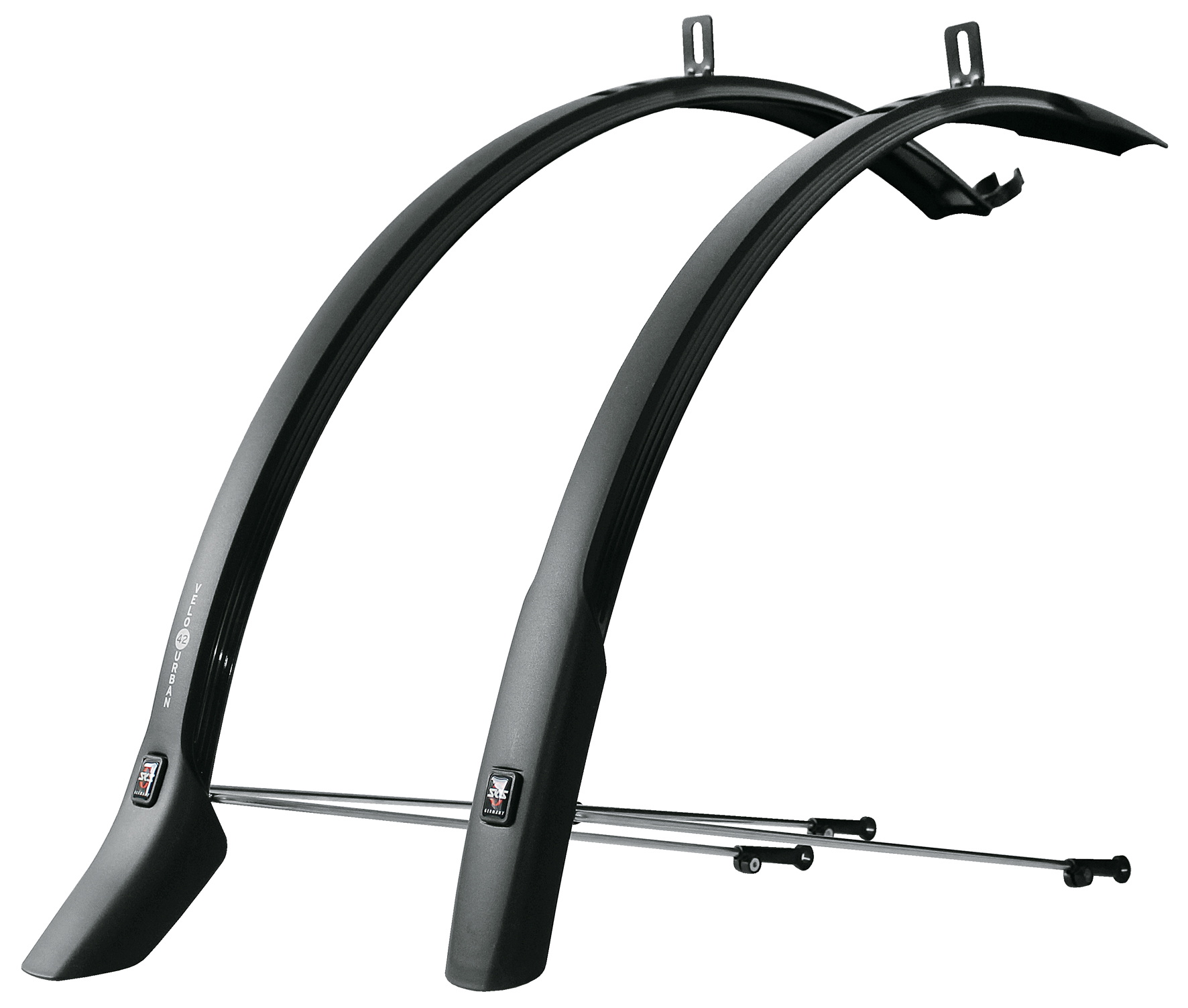 Sks Velo 42 Urban Skærmsæt 700c   42mm Inkl  Stivere Sort