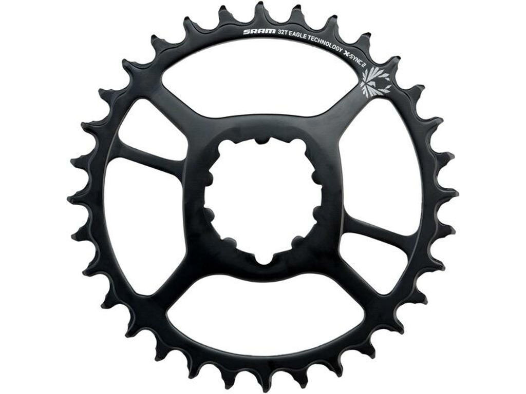 Sram Eagle Klinge 34 Tands Rund     12 Gear Direct Mount   Mm Offset Sort