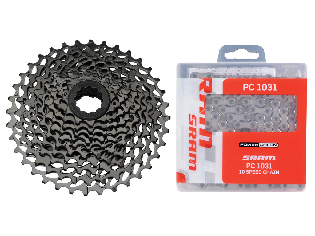 Sram Sampak 10 Gear 11-36t Mtb Pg-1020 Kassette Og Pc1031 Kæde