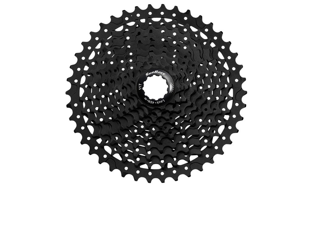 Sunrace Csms3 Kassette 10 Gear 11-40 Tands Mtb Til Shimano Eller Sram Sort