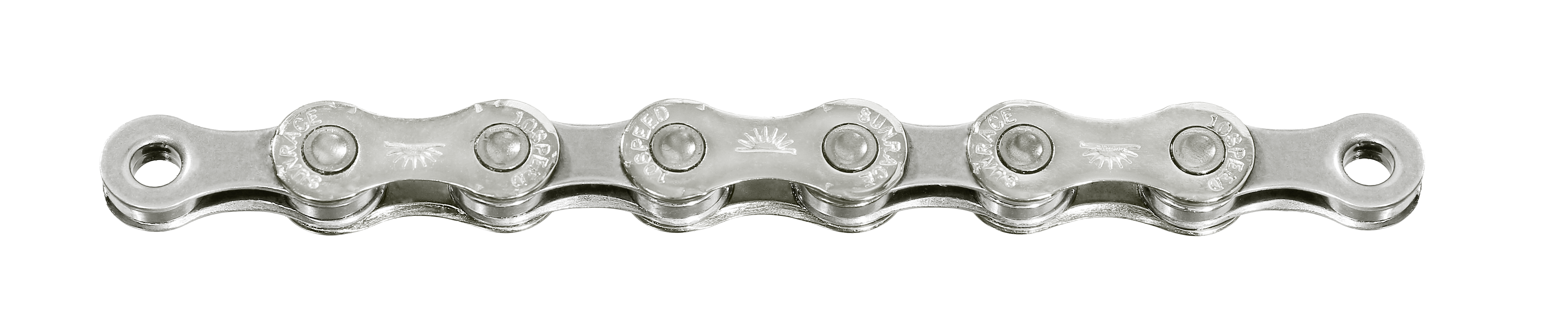 Sunrace Cykelkæde 10-speed   Sølv  110 Led