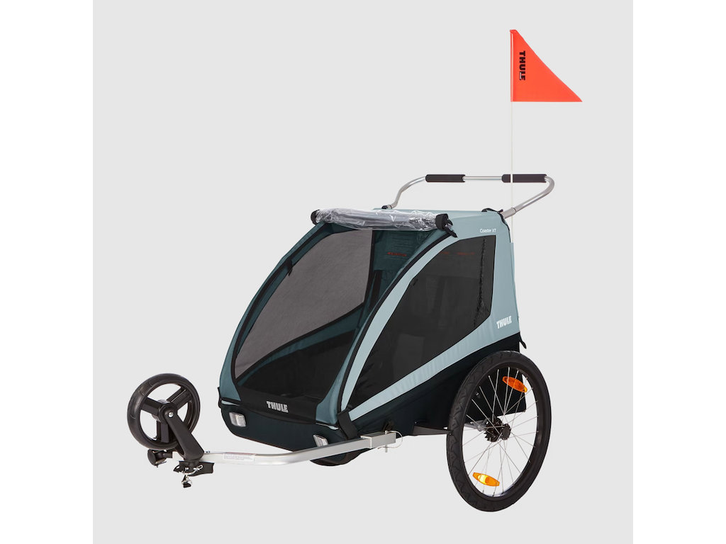 Thule Coaster Xt Cykeltrailer Til   Børn Blød Blå