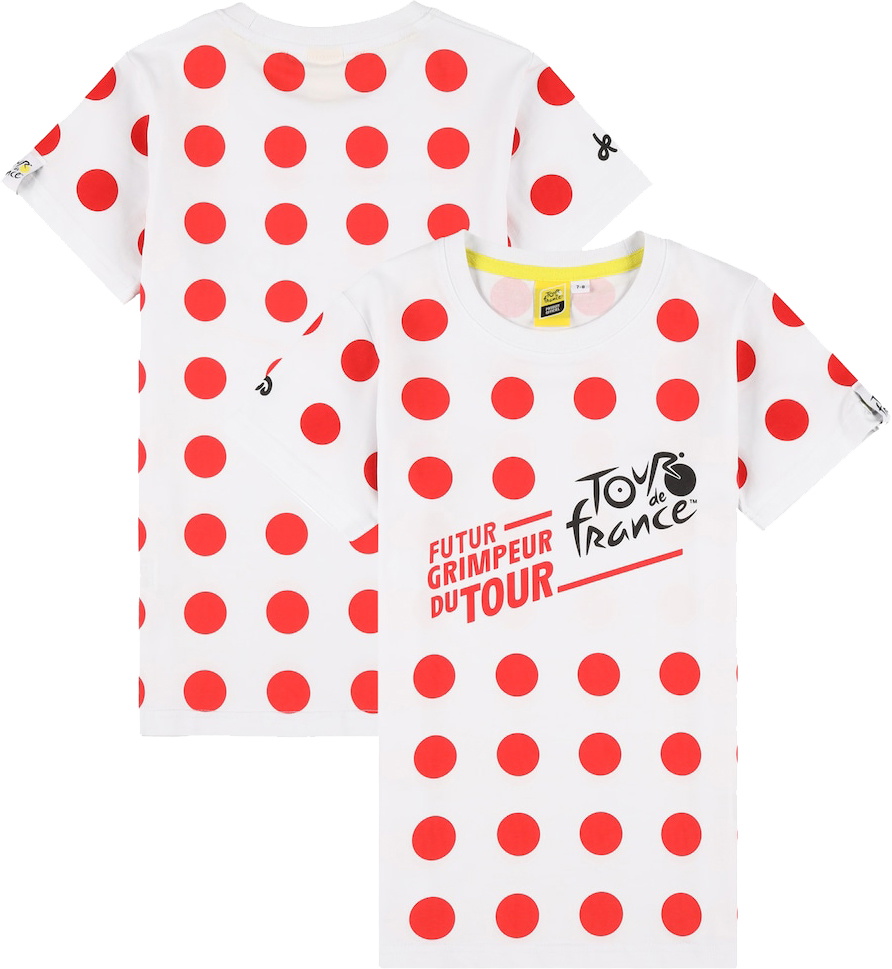 Tour De France Børne  -shirt Futur Grimpeur Pois