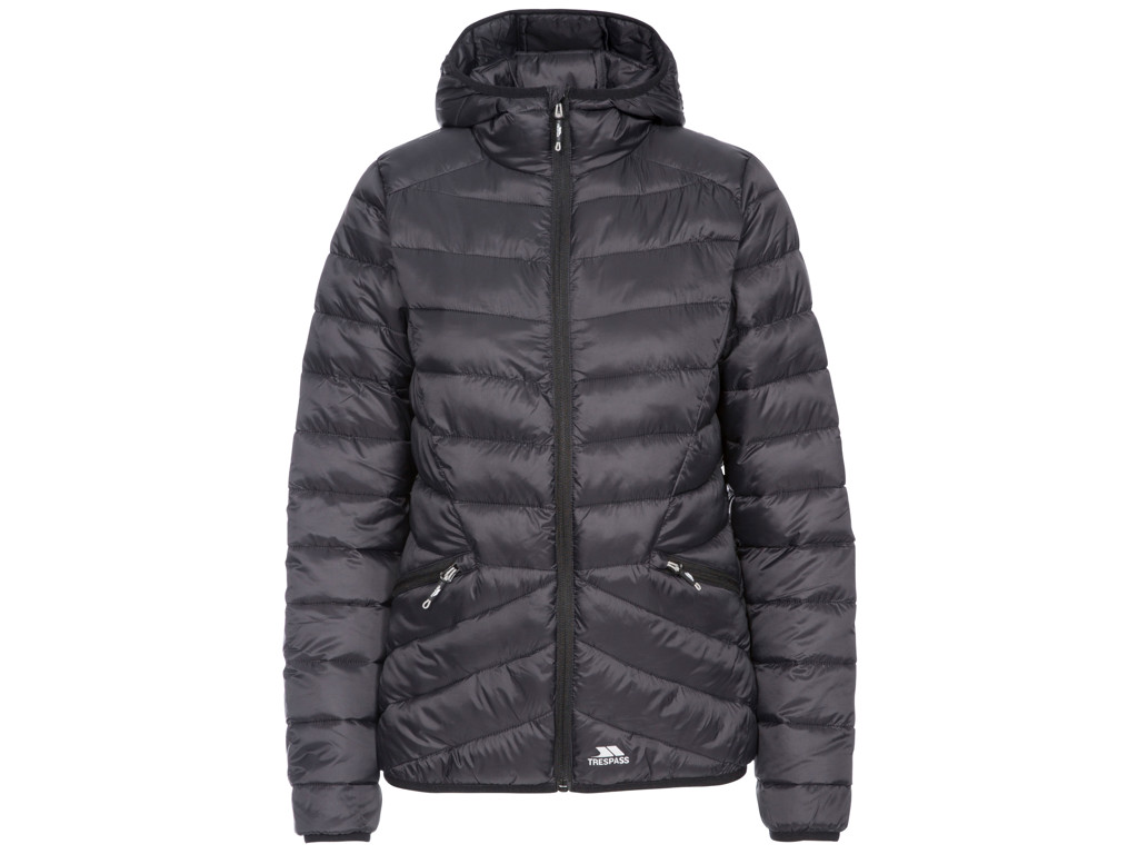 Trespass Alyssa Fiberjakke Dame Str    Sort