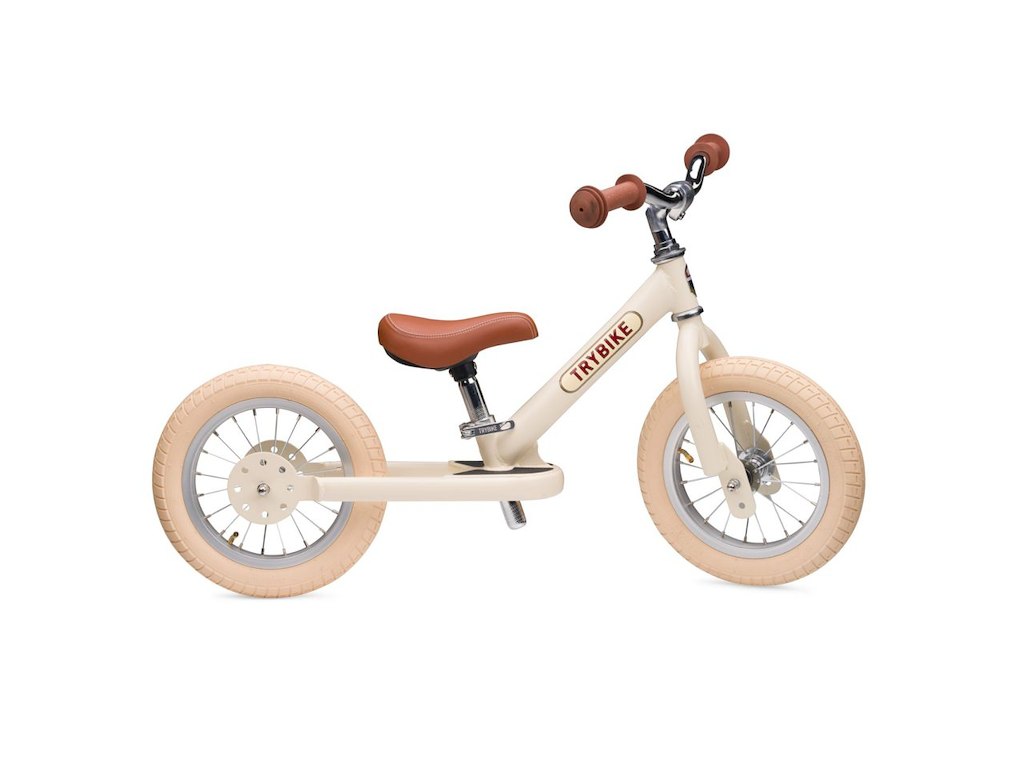 Trybike Balance Løbecykel   Hjul Creme