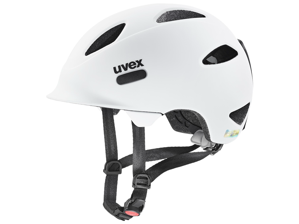 Uvex Oyo Cykelhjelm Kids White Black Str 50-54 Cm