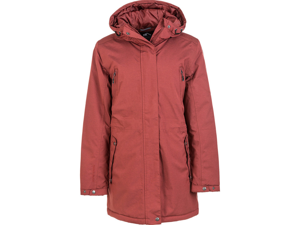 Whistler Basta   Long Parka  -pro 10000 Parka Jakke Dame Russet Brown Str  36