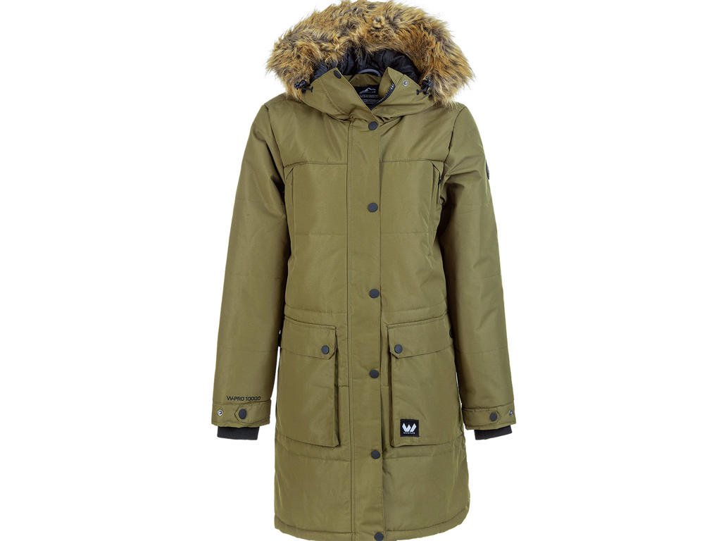 Whistler Lizbeth Parka Jakke Dame Dark Olive Str  38