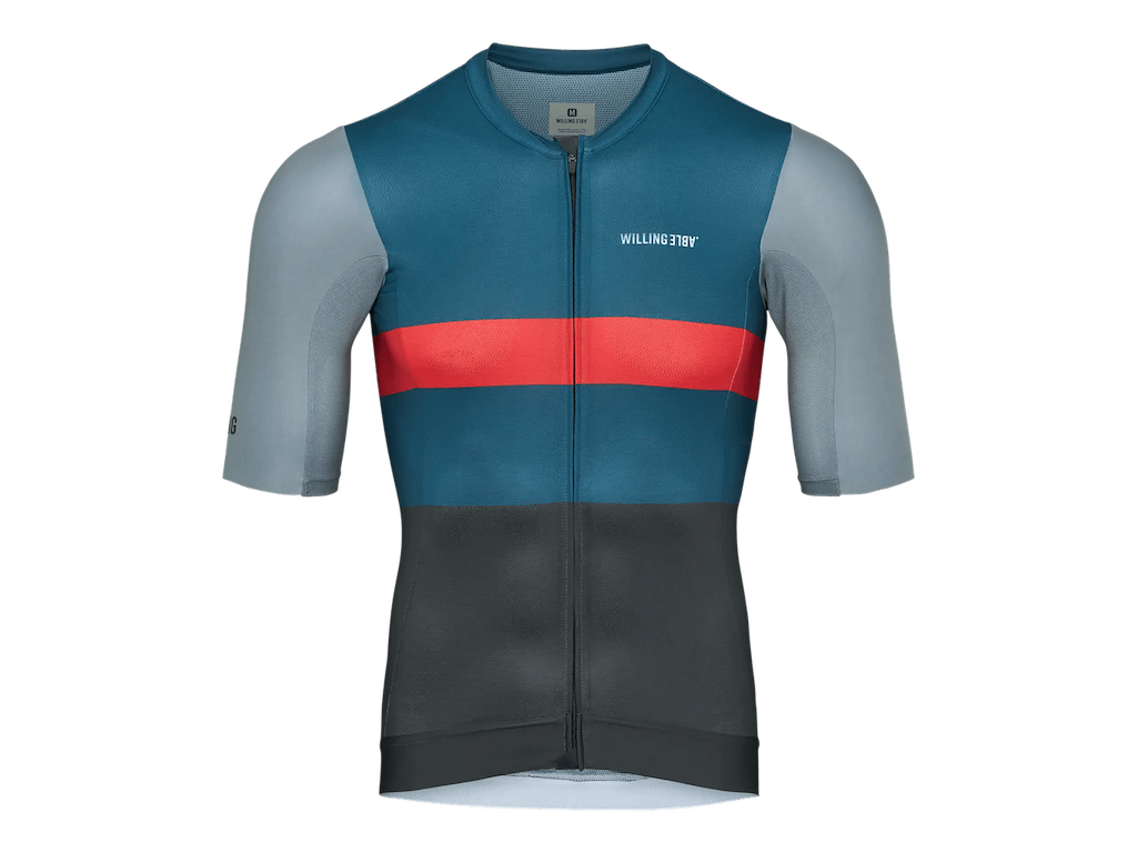 Willing Able Cykeltrøje Korte ærmer Blue Blaze Herre