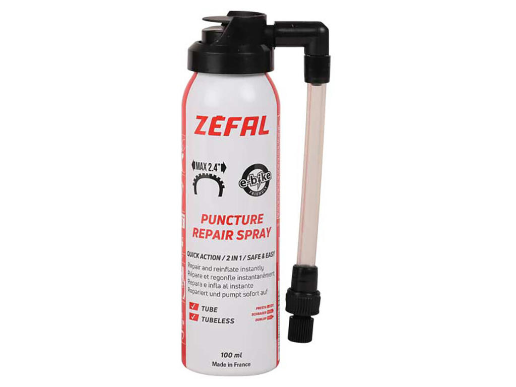 Zefal Repair Spray Lappevæske Til Slange   Tubeless 100 Ml